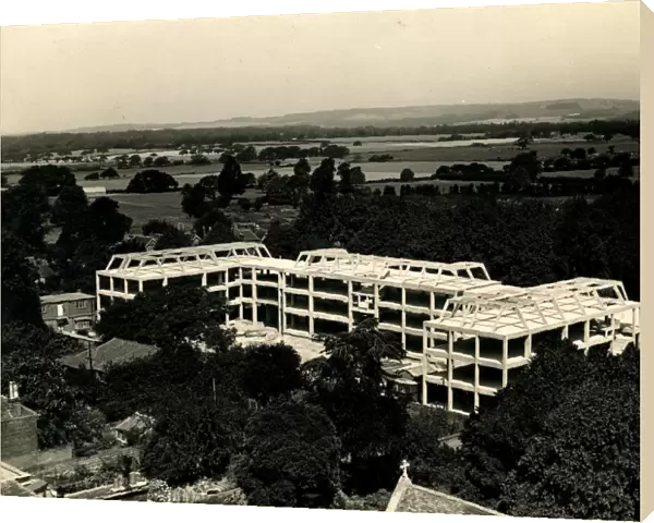 County Hall, Chichester, in course of construction, 1935-6