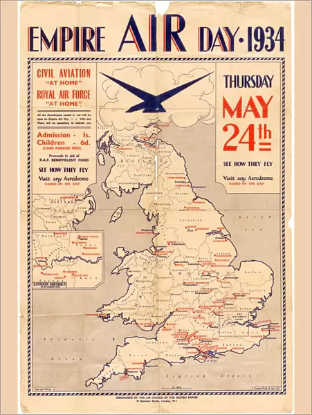 Poster for Empire Air Day, 1934