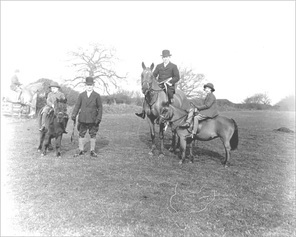 Leconfield Meet at Holland Wood, c1930