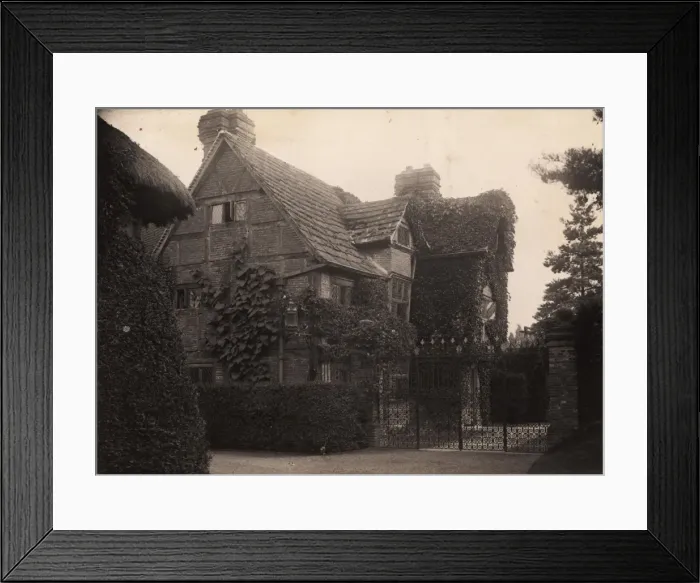 Framed Print : Old Place at Lindfield, 1908 Framed Print : Old Place at Lindfield, 1908