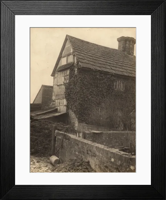 Framed Print : An old farmhouse in Slaugham, 1908 Framed Print : An old farmhouse in Slaugham, 1908