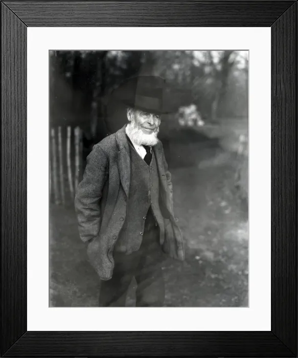 Framed Print : Elderly gentleman from Burton, Sussex, 1932 Framed Print : Elderly gentleman from Burton, Sussex, 1932