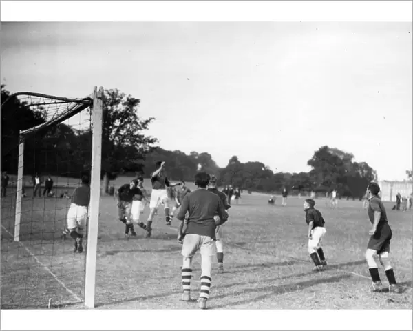 Petworth versus Arundel football match, September 1933