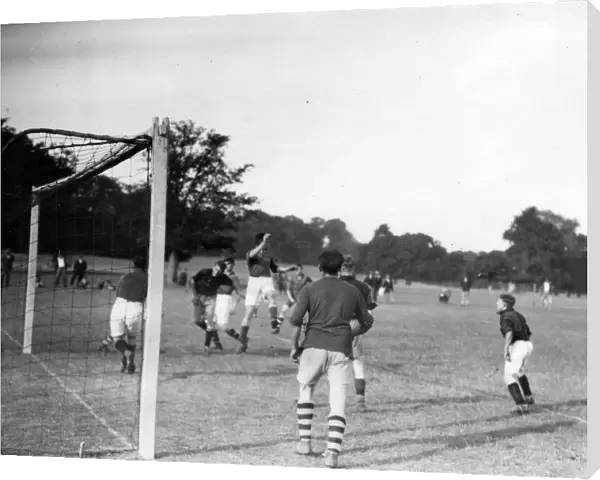 Petworth versus Arundel football match, September 1933