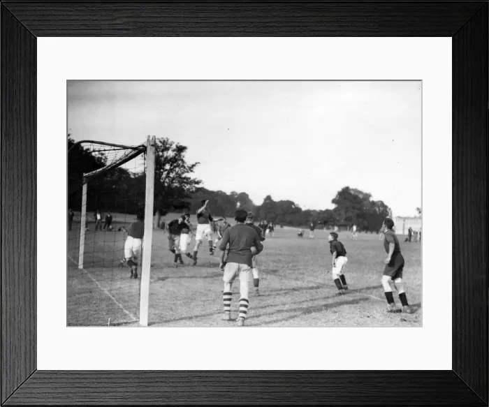Framed Print : Petworth versus Arundel football match, September 1933 Framed Print : Petworth versus Arundel football match, September 1933