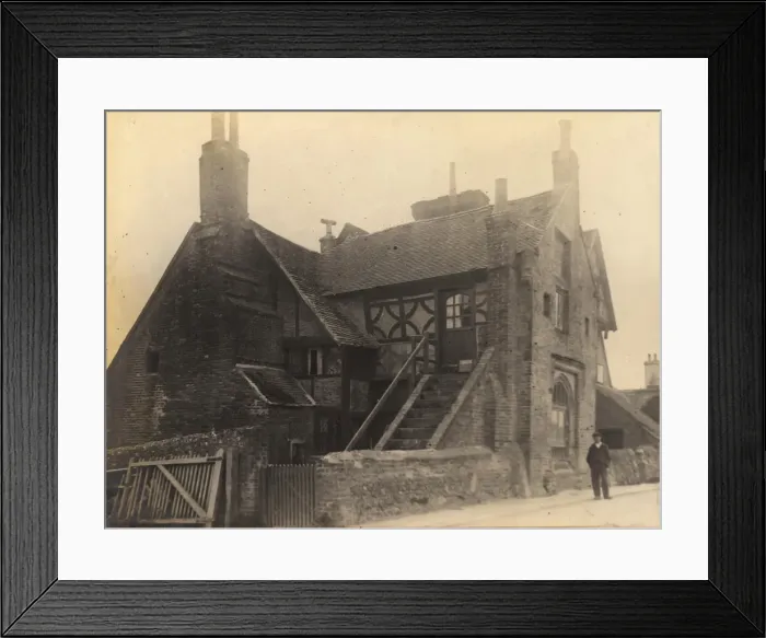 Framed Print : King Alfreds House at Ditchling, 1906 Framed Print : King Alfreds House at Ditchling, 1906