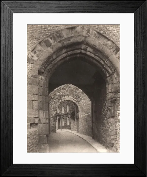 Framed Print : Lewes Castle, 1906 Framed Print : Lewes Castle, 1906