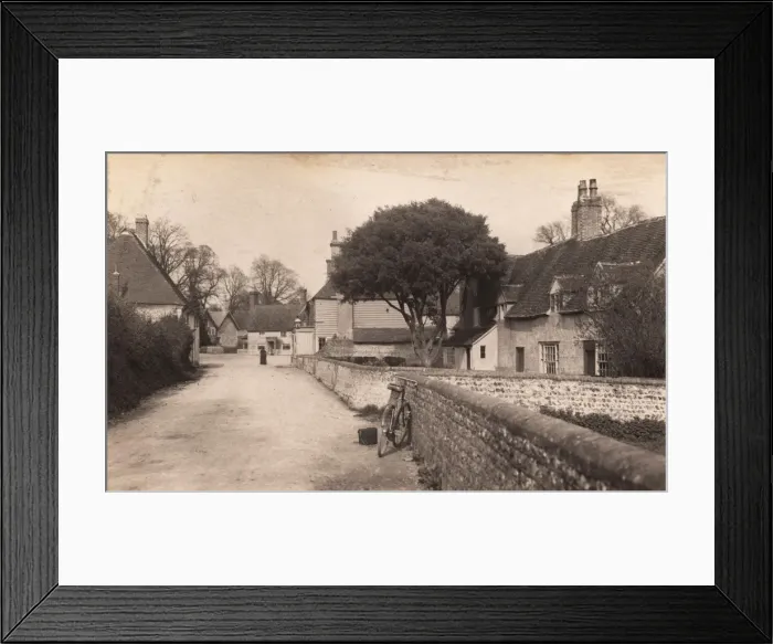 Framed Print : Glynde villlage, 1908 Framed Print : Glynde villlage, 1908