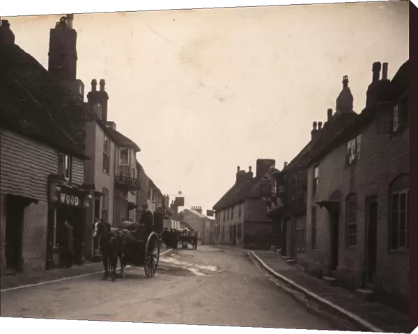 Alfriston: street scene, 1908