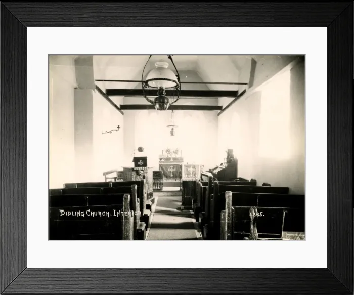Framed Print : St Andrews Church, Didling Framed Print : St Andrews Church, Didling