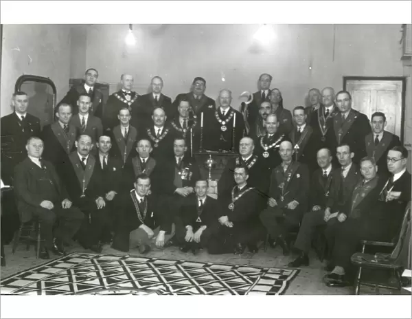 Institution of Druid Lodge at Angel Hotel, Petworth, December 1937