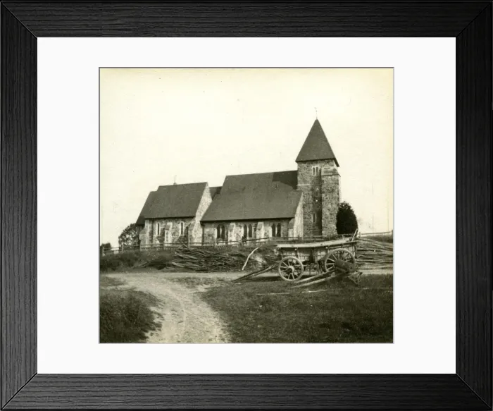 Framed Print : Guestling Church Framed Print : Guestling Church