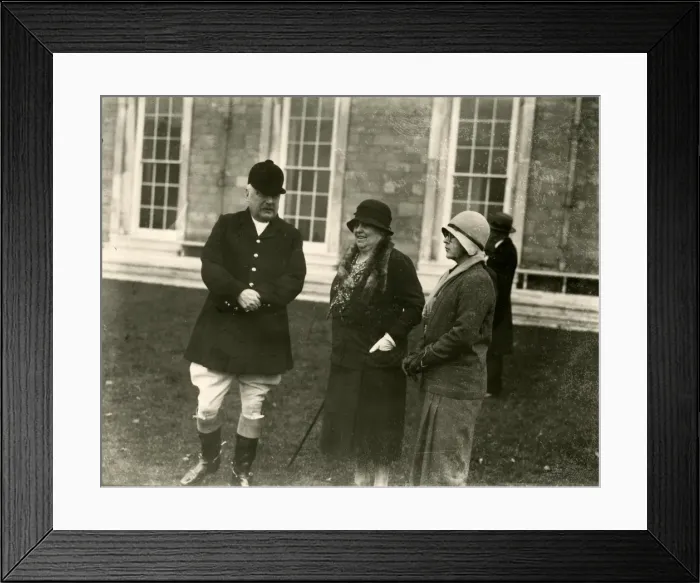 Framed Print : Leconfield Opening Meet at Petworth House, 1931 Framed Print : Leconfield Opening Meet at Petworth House, 1931