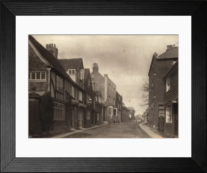 Framed Print : Watchbell Street at Rye, 1907 Framed Print : Watchbell Street at Rye, 1907