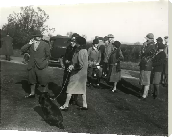 Gathering of people at Lakers Lodge, 8 March 1930