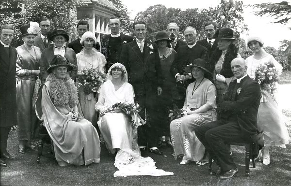 1920s Wedding Group in Southwater, Sussex