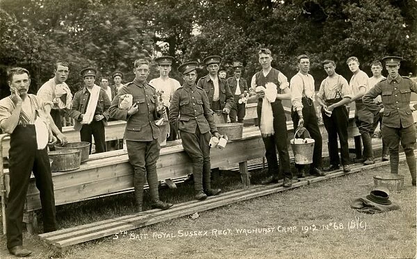 5th Battalion, Royal Sussex Regiment at Wadhurst Camp 1912