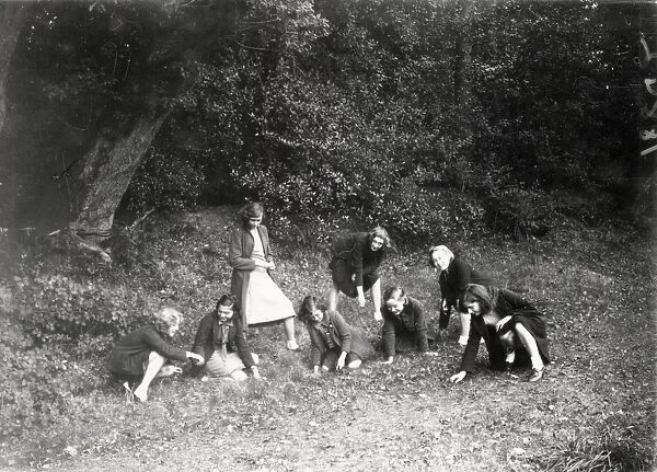 Acorn picking at Fittleworth, October 1939