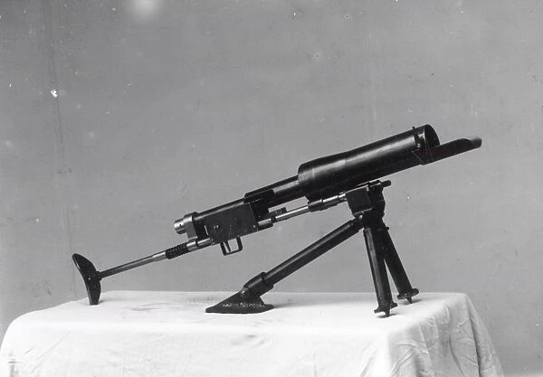 Anti-Tank Gun mounted on tripod - July 1943
