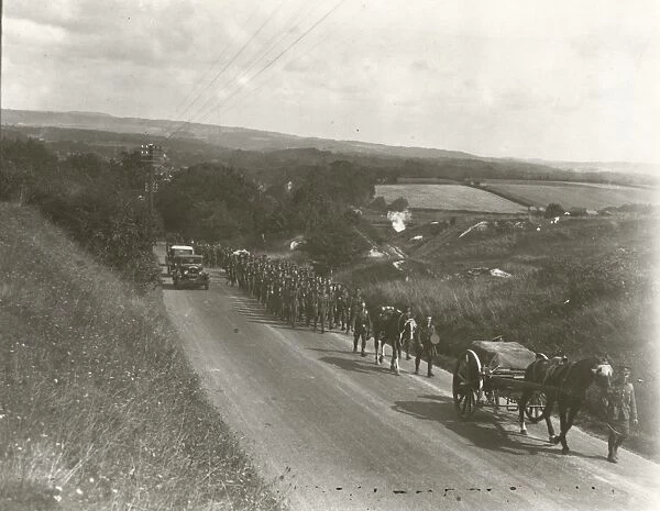 Army Manoeuvres in Sussex, September 1932