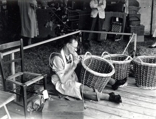 Basket Weaving, July 1952