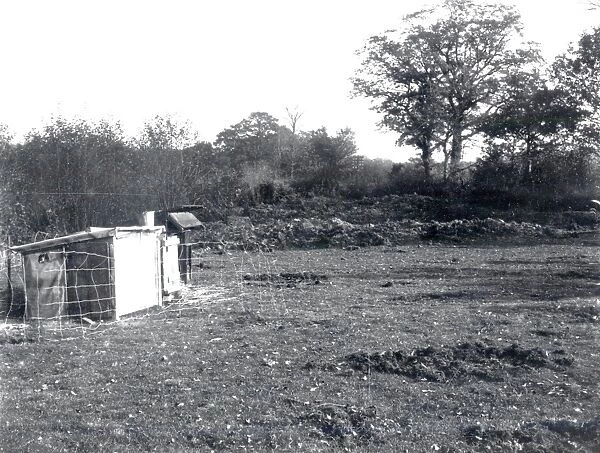 Bomb Crater at Balls Cross - about 1940