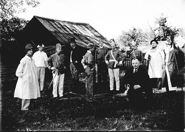 Boxgrove Tipteers a local amateur group, with producer, October 1936