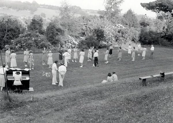 Bury Vicarage Folk Dancing Party - 1947
