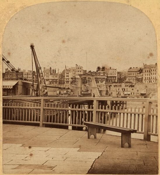 Chain Pier Brighton. Photograph of pier pre 1896