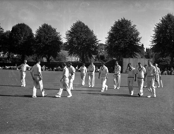 Charity Cricket Match, 12 August 1956