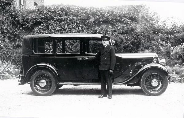 Chauffeur and his Austin - January 1947