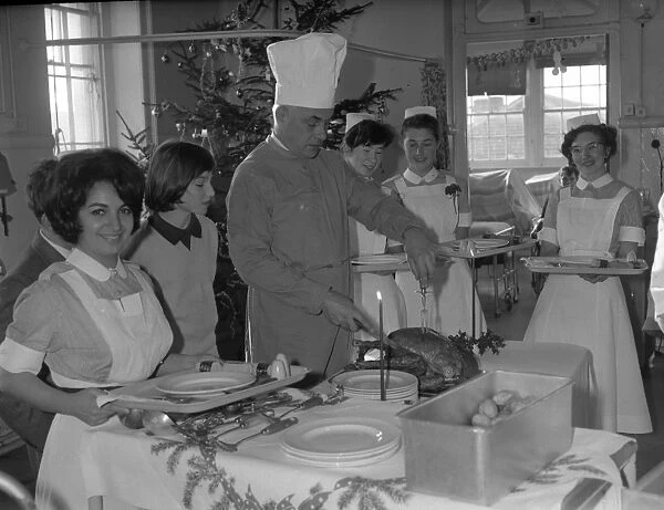 Christmas Day in Chichester Hospital, 1962