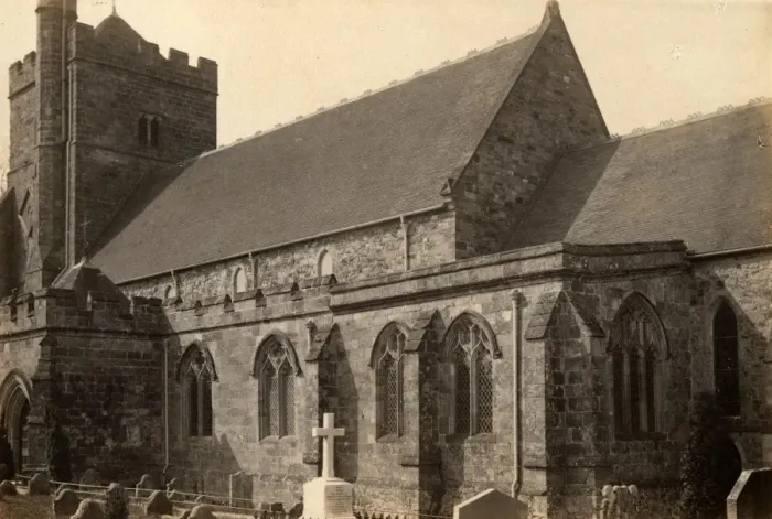 Framed Print : The Church of St Mary the Virgin at Battle, 1 May 1890 Framed Print : The Church of St Mary the Virgin at Battle, 1 May 1890