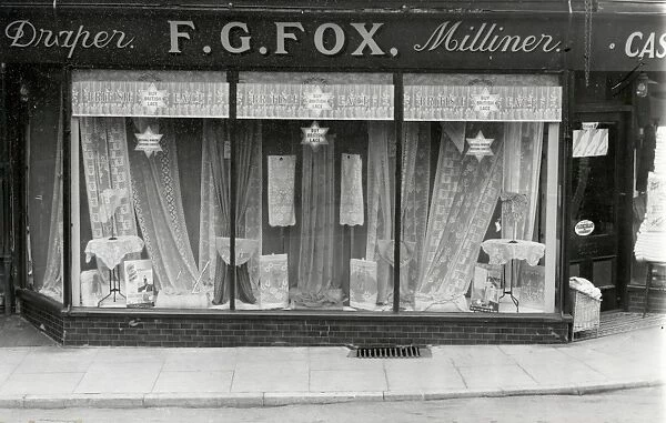 Drapers Shop Window - March 1939