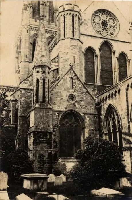 Framed Print : The east end of Chichester Cathedral, 4 September 1888 Framed Print : The east end of Chichester Cathedral, 4 September 1888