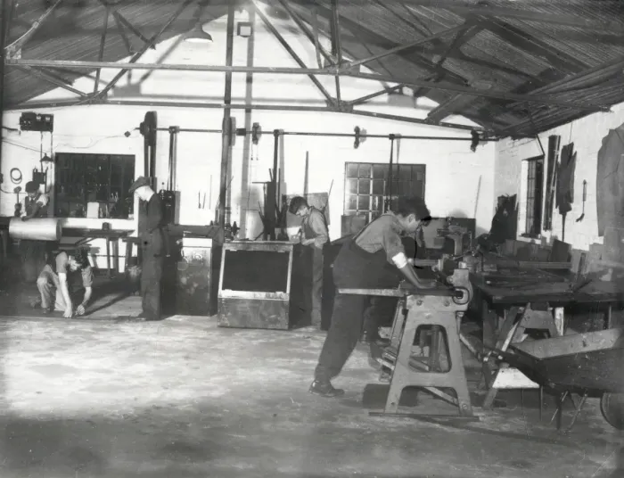 Framed Print : Engineering Factory - November 1938 Framed Print : Engineering Factory - November 1938