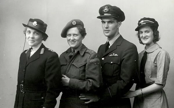 Family in wartime service - Autumn 1944