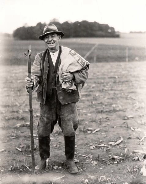 Farmer at Byworth, October 1933