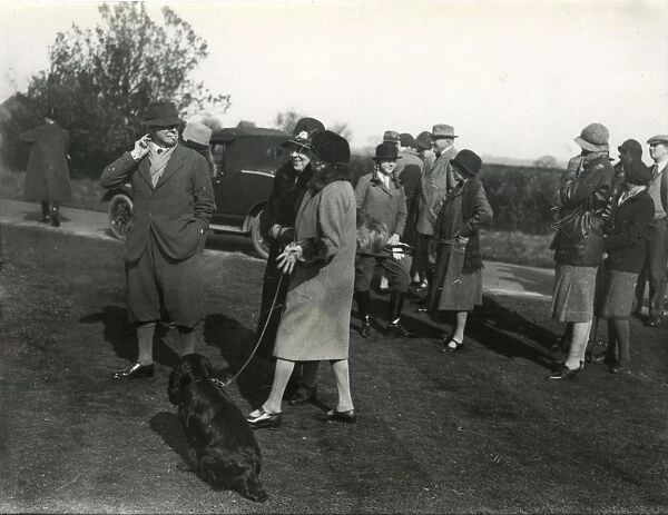 Gathering of people at Lakers Lodge, 8 March 1930