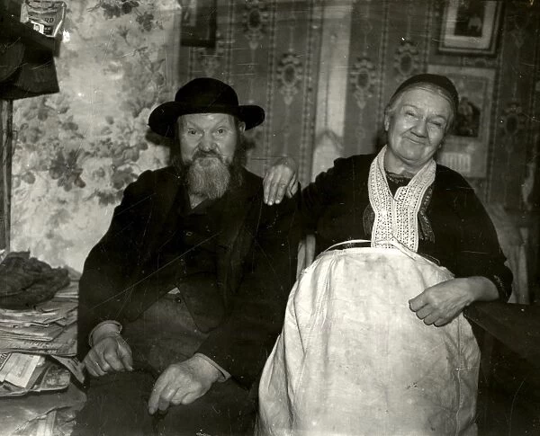 Golden Wedding couple in Rogate - March 1939