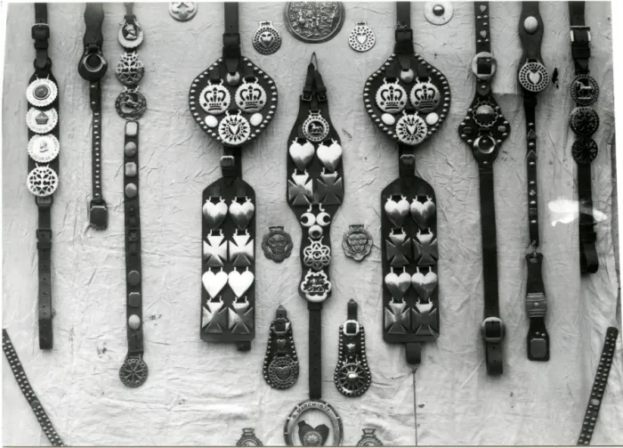 Framed Print : Horse brasses [1920s]