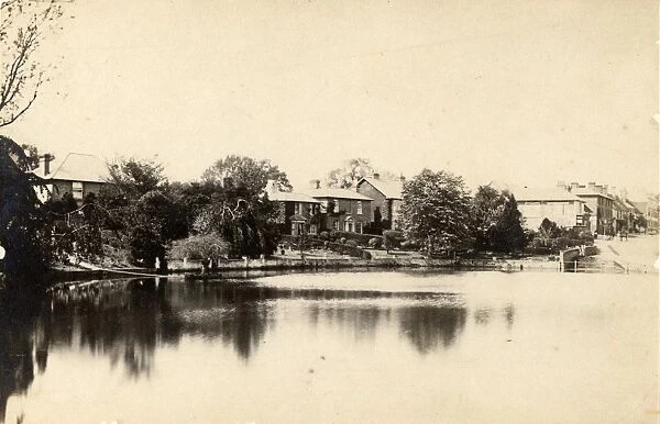 Houses surrounding the banks of the river in Lindfield, 30 May 1891