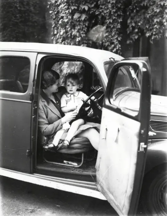 Framed Print : Can I drive?'- October 1944 Framed Print : Can I drive?'- October 1944