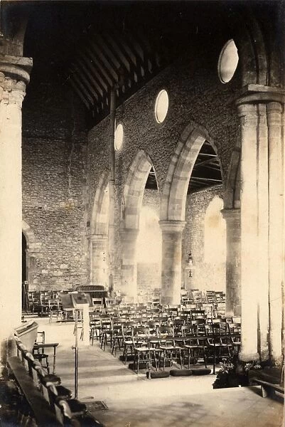 Interior of the church at Bosham, 18 May 1891
