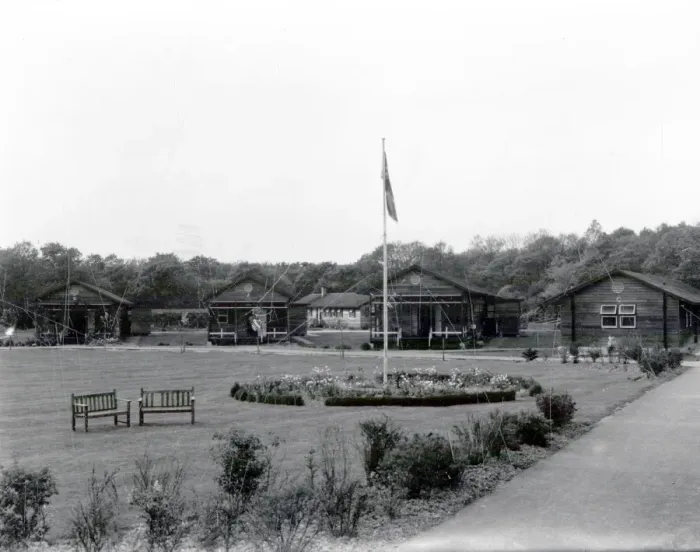 Framed Print : Itchingfield Camp School - 20 April 1945 Framed Print : Itchingfield Camp School - 20 April 1945