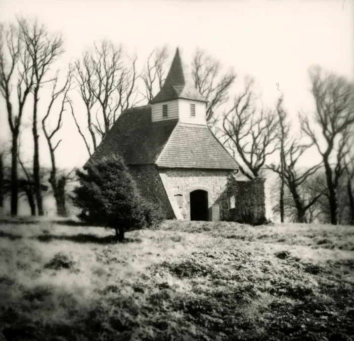 Framed Print : Lullington Church - 24 March 1948 Framed Print : Lullington Church - 24 March 1948