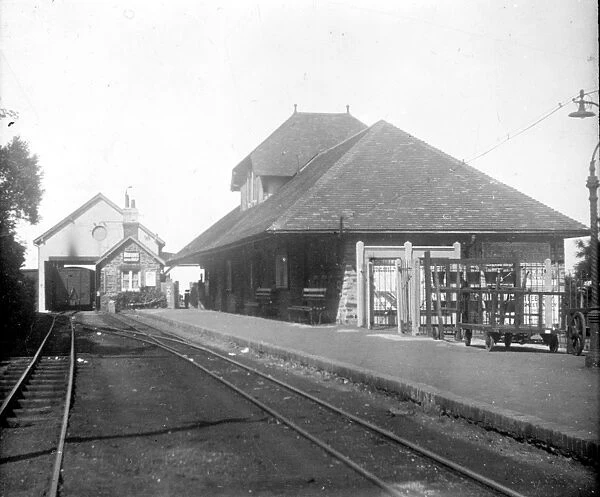 Lynton Station on the Lynton and Barnstaple Railway c. 1932