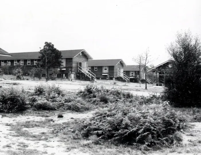 Framed Print : Marchant Hill Camp School - August 1945 Framed Print : Marchant Hill Camp School - August 1945