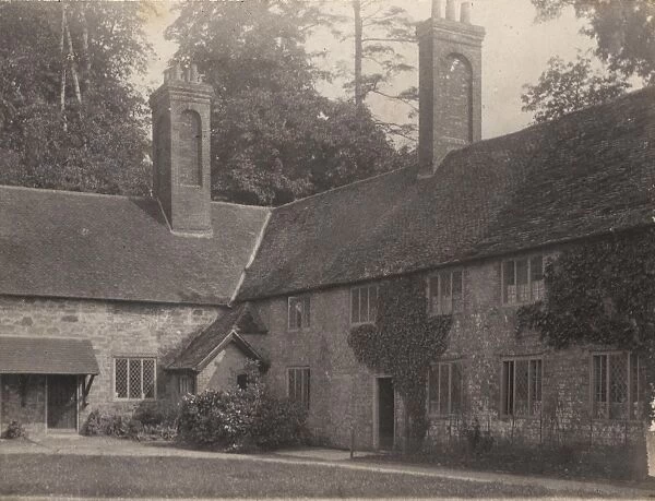 Midhurst: the courtyard at Cowdray House, 1905