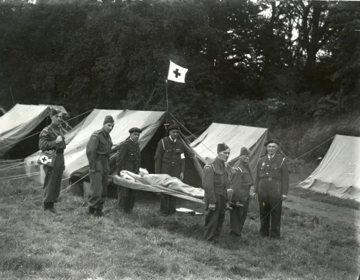 Framed Print : Midhurst Home Guard Camp - 1942 Framed Print : Midhurst Home Guard Camp - 1942